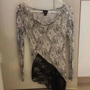 Long sleeve flower shirt